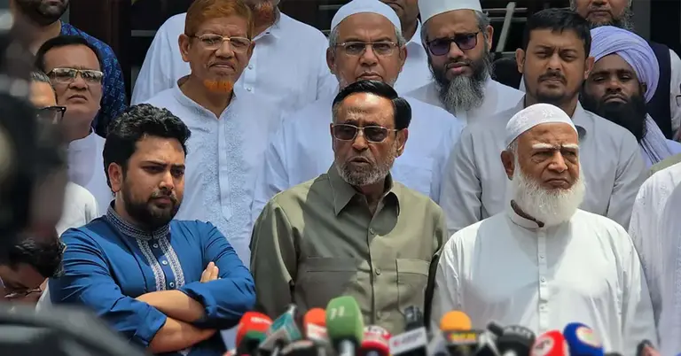 বিরোধীদলীয় চিফ হুইপ নাহিদ ইসলাম, অলি আহমদ ও ডা. শফিকুর রহমান